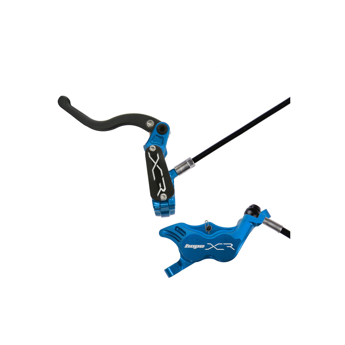 Hope Brake XCR Pro E4 No Rotor Front LH Blue