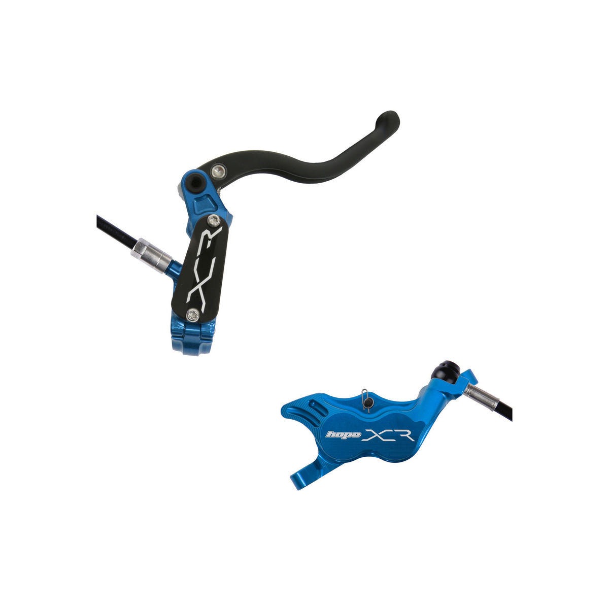 Hope Brake XCR Pro E4 No Rotor Rear RH Blue