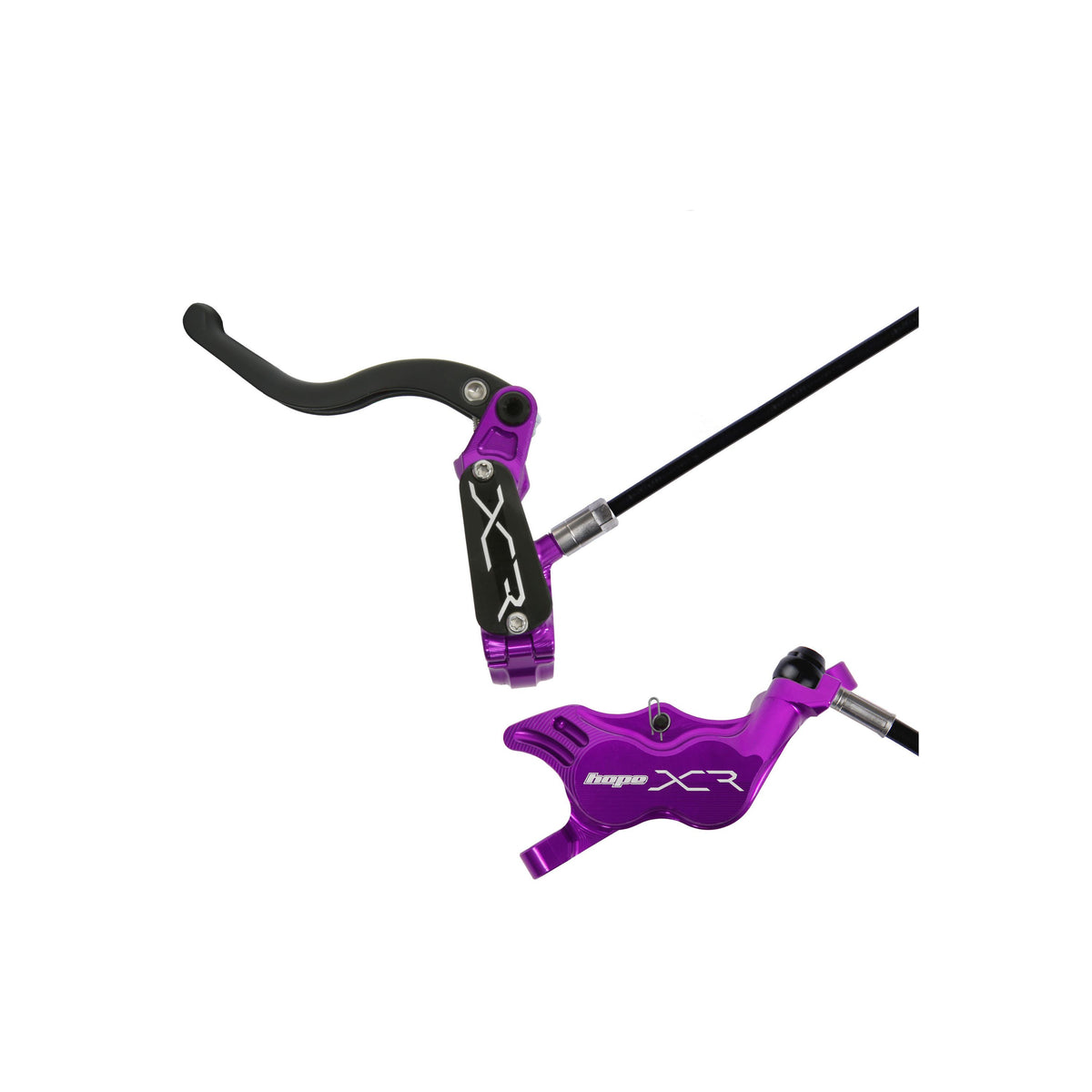 Hope Brake XCR Pro E4 No Rotor Front LH Purple