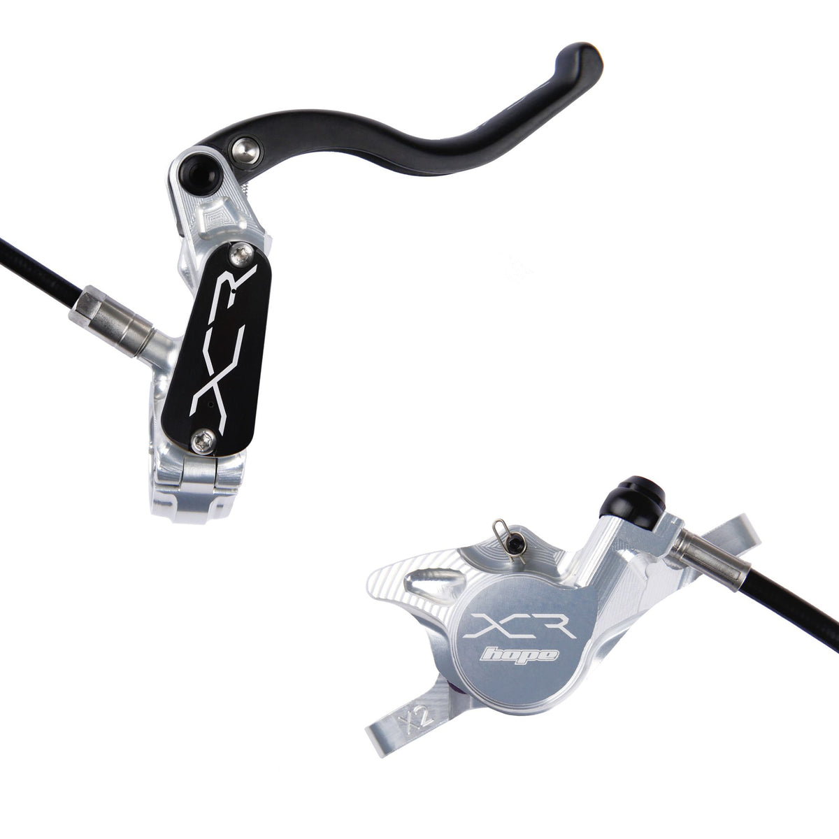 Hope Brake XCR Pro X2 No Rotor Rear RH Silver