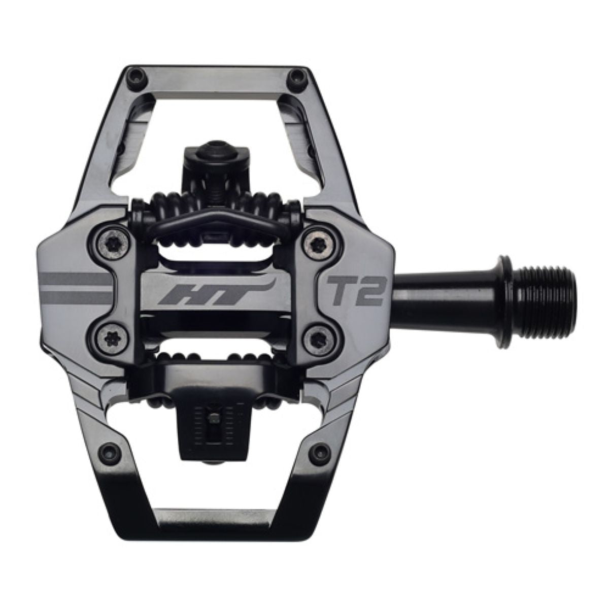 HT Pedal Mountain T2 Clipless Stealth Black