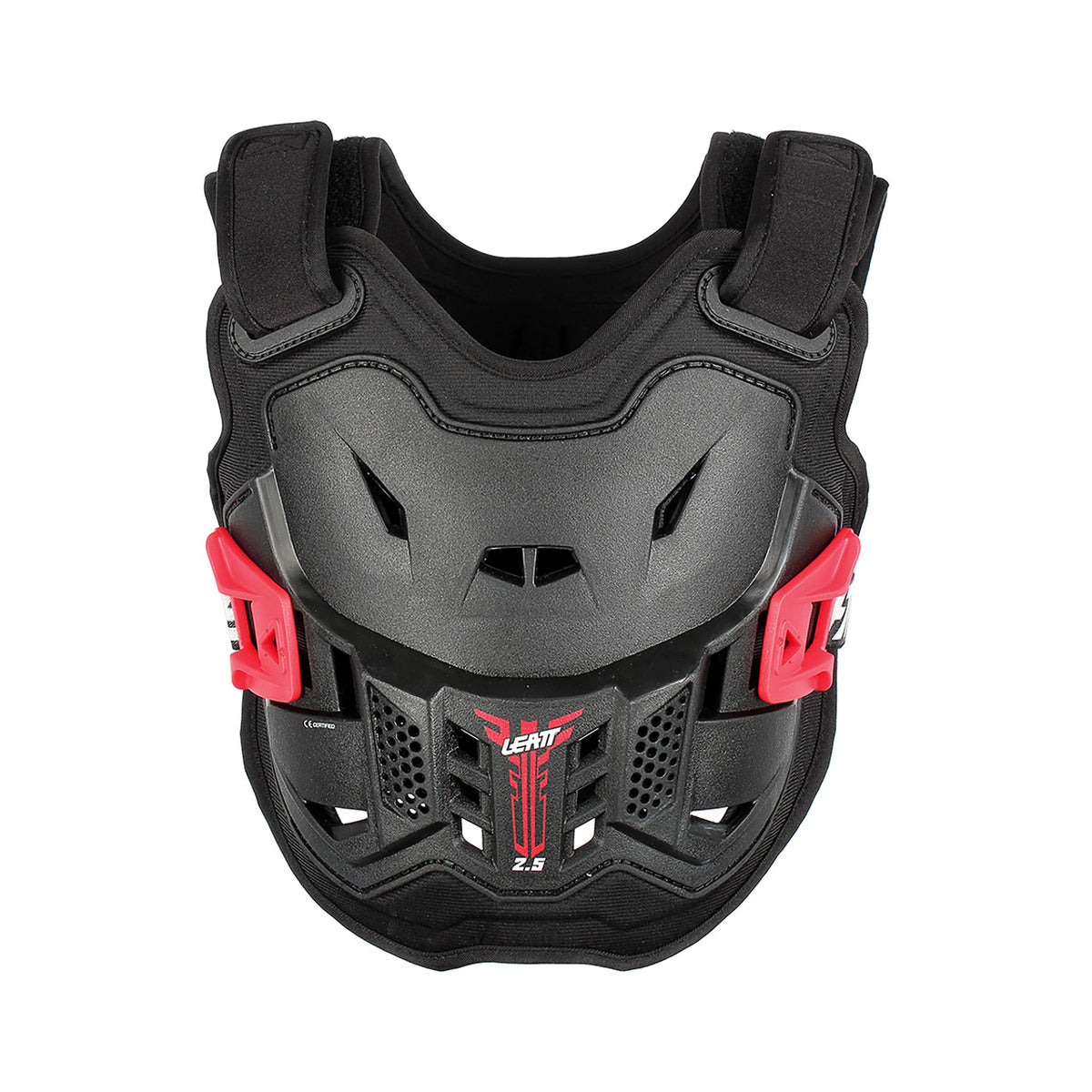 LEATT PROTECTION ARMOUR CHEST PROTECTOR 2.5 BLACK/RED (110-134CM) KIDS