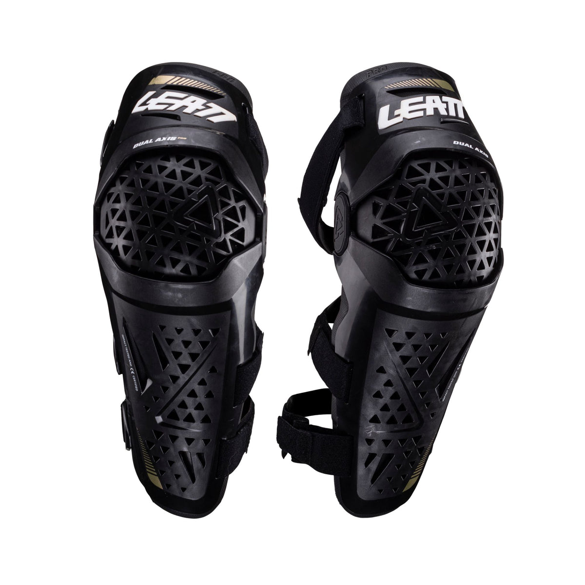 LEATT KNEE GUARD DUAL AXIS PRO BLACK S/M