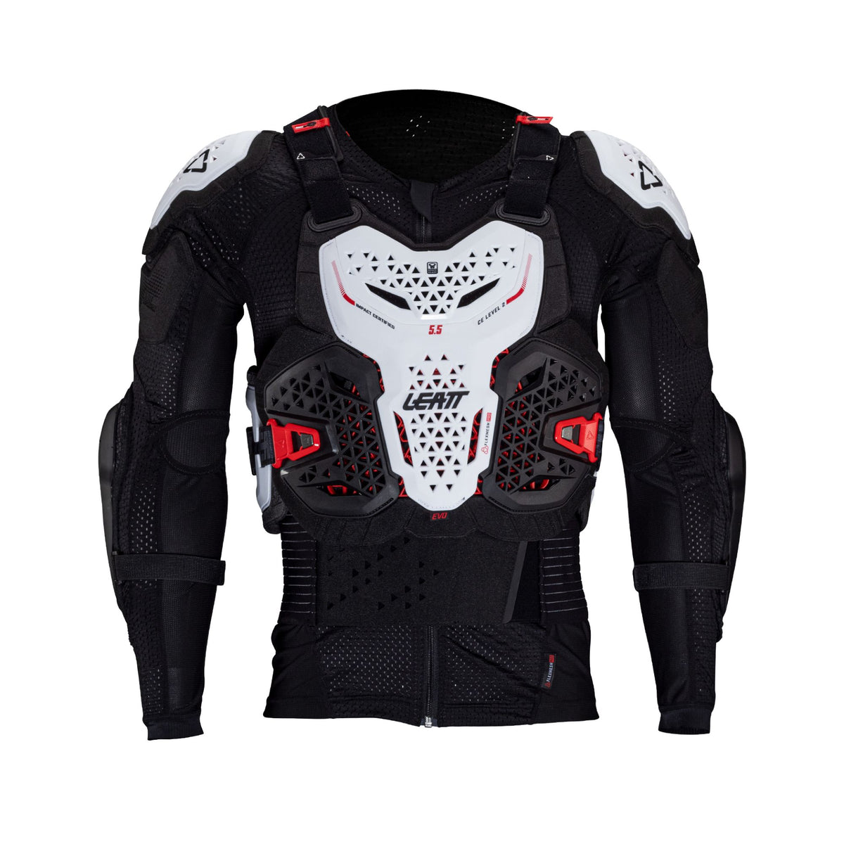 LEATT BODY PROTECTOR 5.5 EVO WHITE M