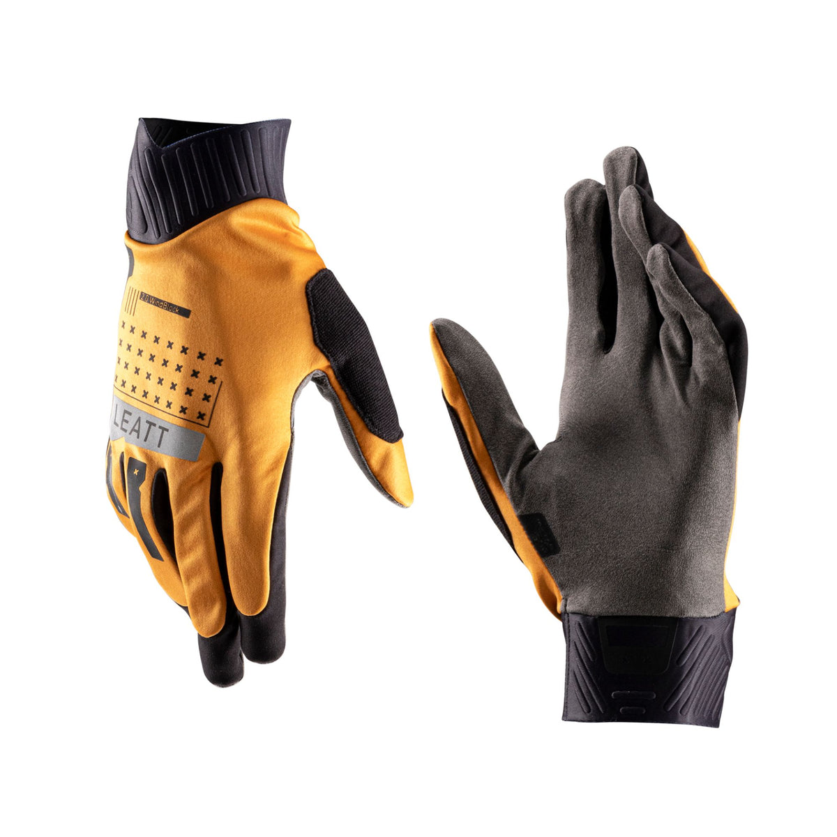 LEATT APPAREL GLOVE MTB 2.0 WINDBLOCK LAGER YELLOW