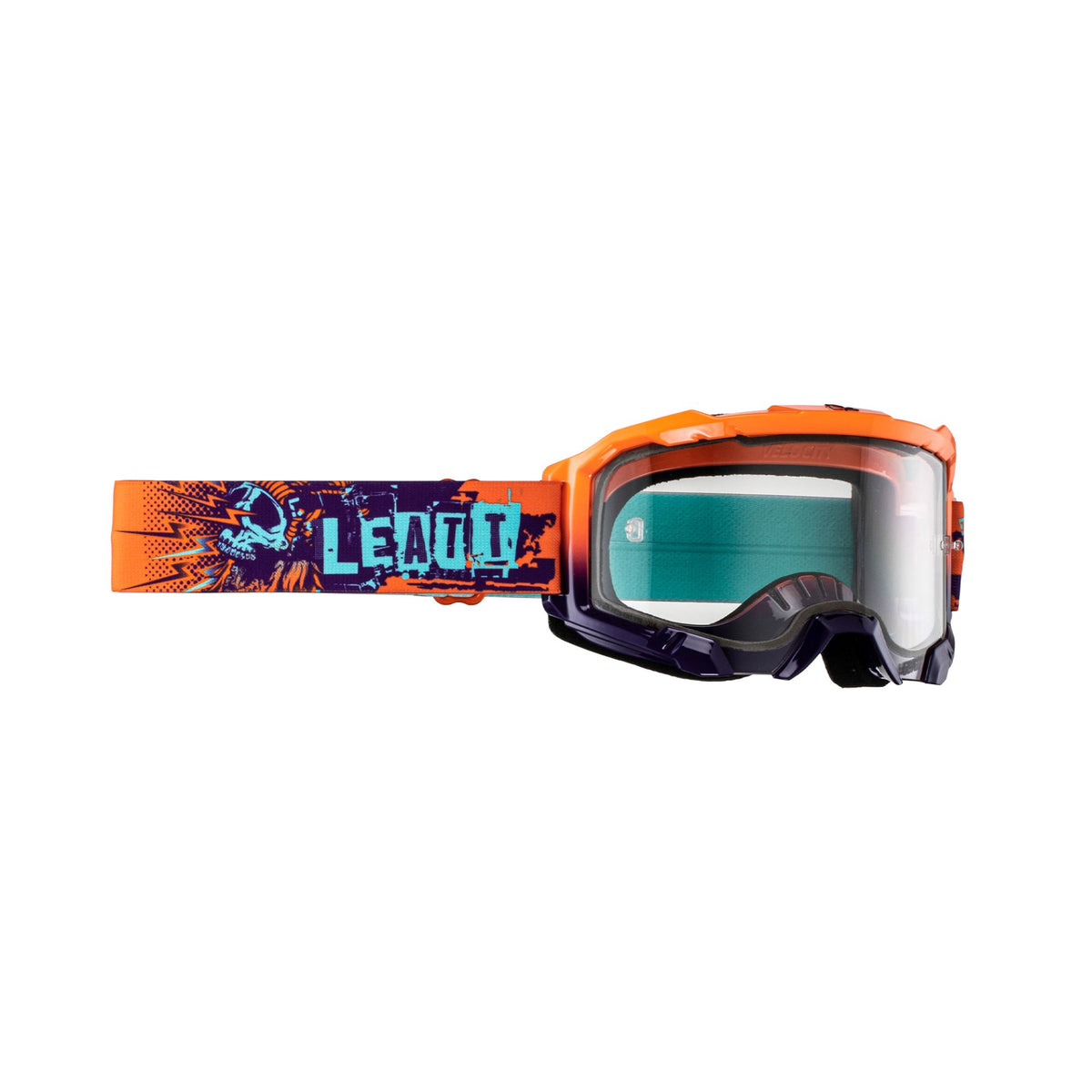 LEATT GOGGLE VELOCITY 4.5 ORANGE CLEAR 83%