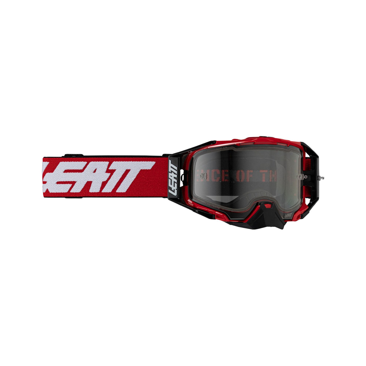 LEATT GOGGLE VELOCITY 6.5 RED CLEAR