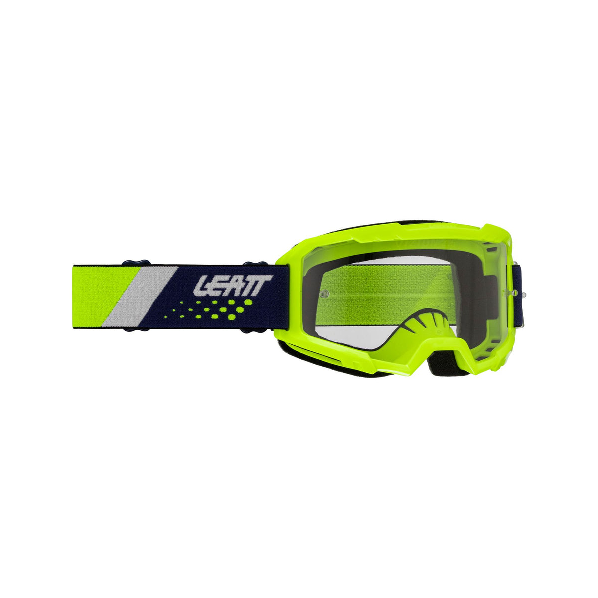 LEATT GOGGLE VIZION 2.5 LIME CLEAR