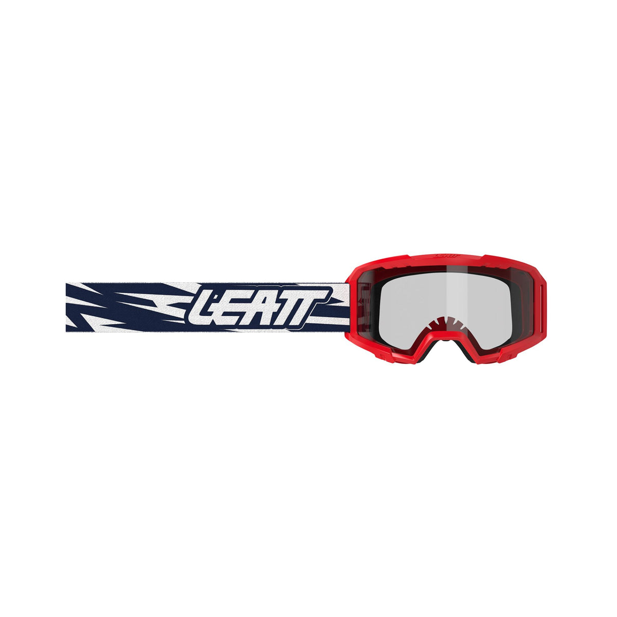 LEATT GOGGLE VIZION 2.5S #SMALL ROYAL BLUE/RED CLEAR 90 VLT