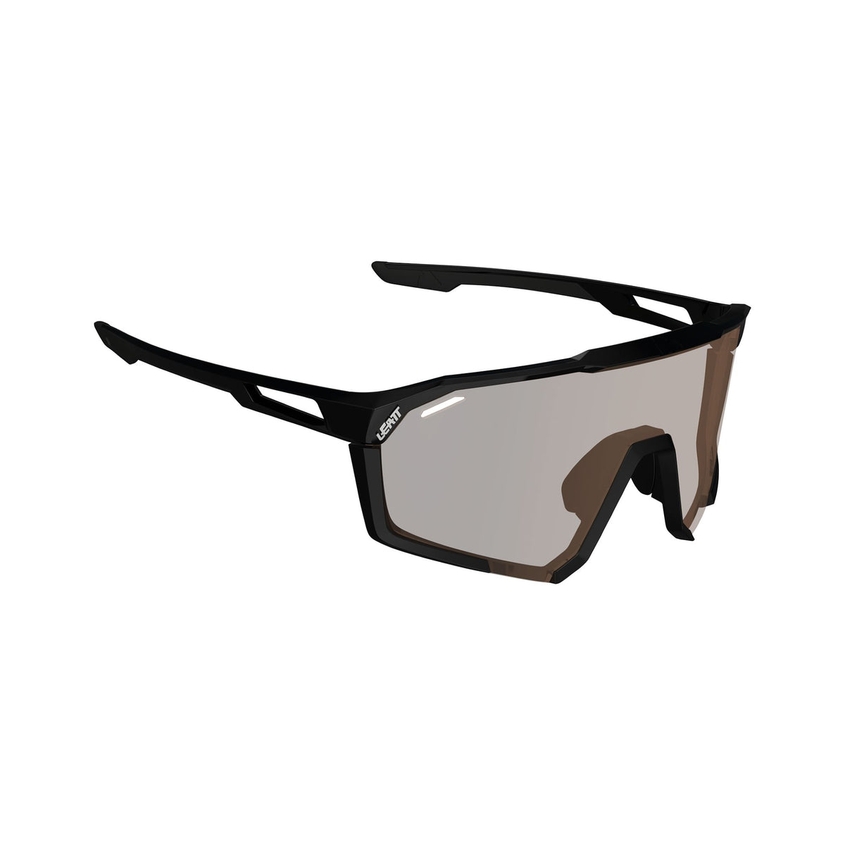 LEATT SUNGLASSES SPEEDVIZ PRO SATIN BLACK IRIZ SILVER 30 VLT
