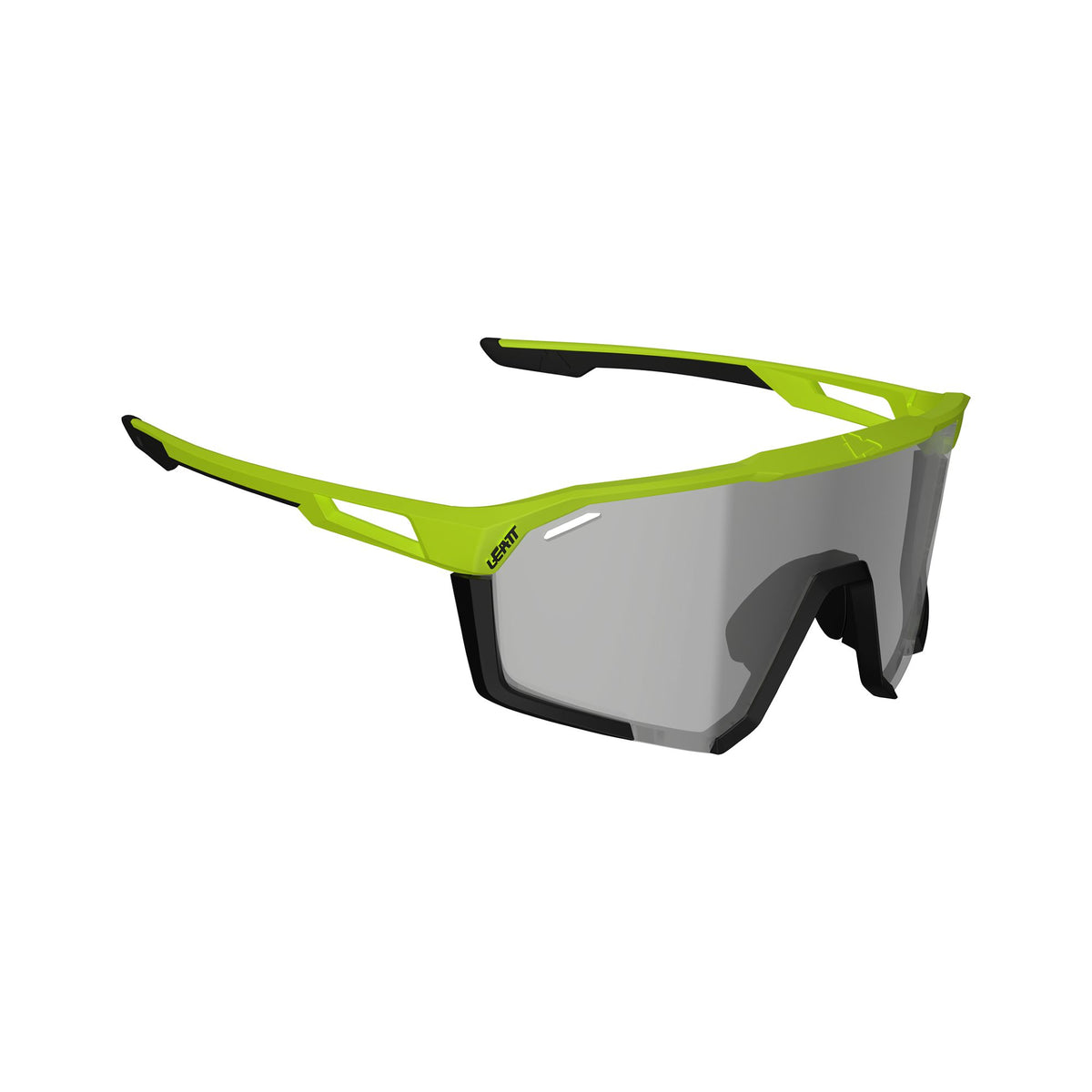 LEATT SUNGLASSES SPEEDVIZ PRO NEON YELLOW IRIZ SILVER 17 VLT