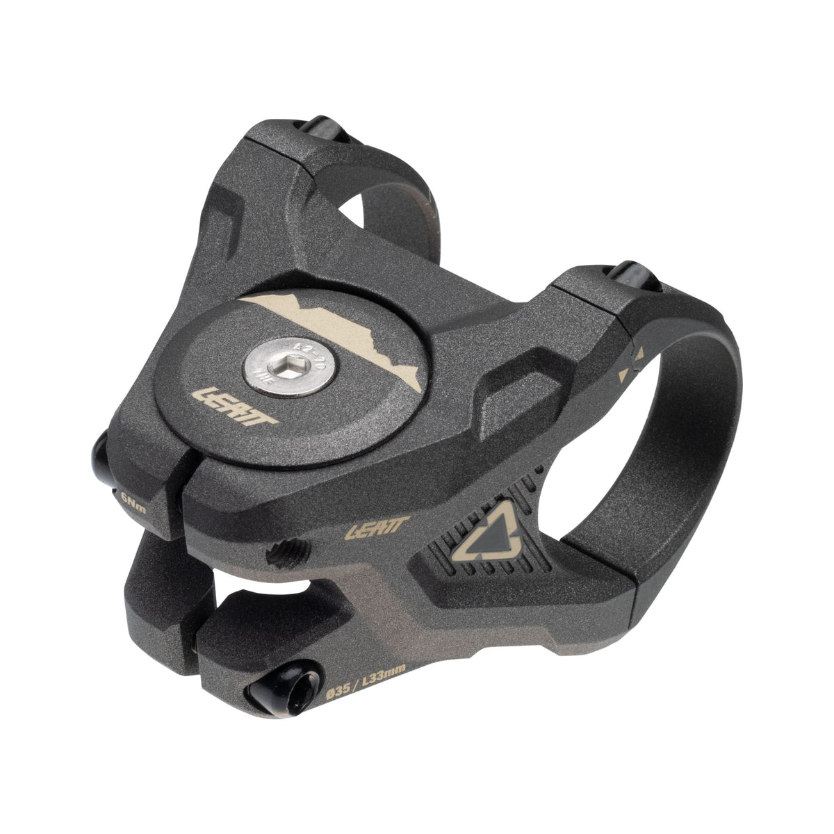LEATT STEM GRAVITY CERAMAG 8.0 35MM CLAMP 33MM LENGTH CERAGREY
