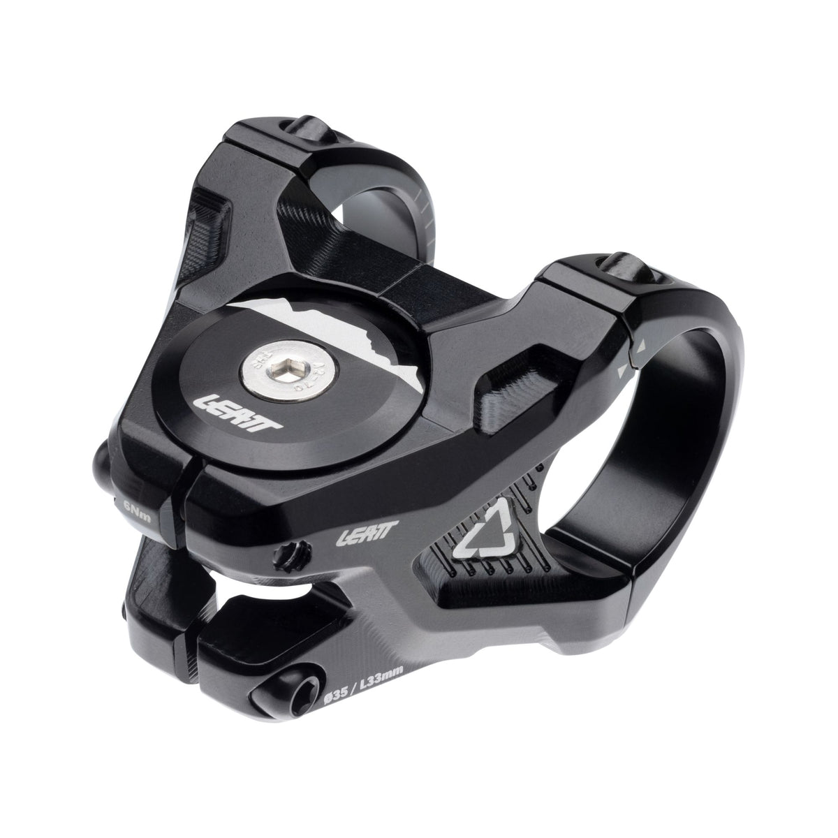 LEATT STEM GRAVITY 6.0 35MM CLAMP 33MM LENGTH BLACK