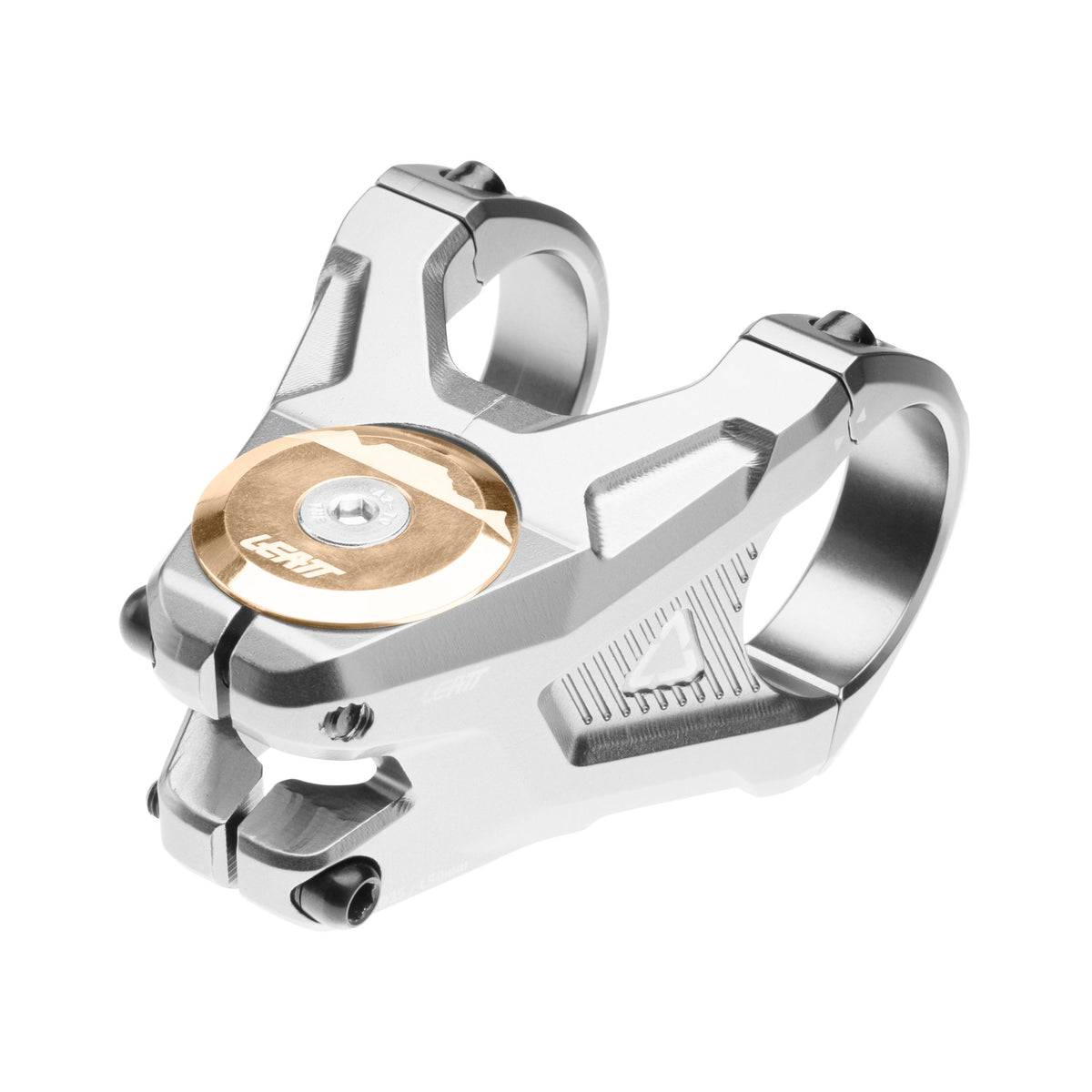 LEATT STEM GRAVITY 6.0 35MM CLAMP 50MM LENGTH SILVER