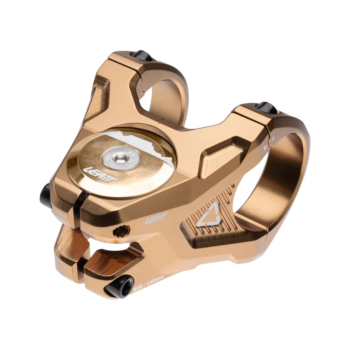 LEATT STEM GRAVITY 6.0 35MM CLAMP 40MM LENGTH FROST BRONZE