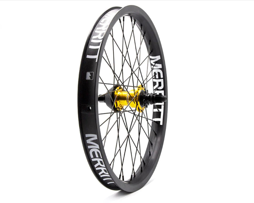 MERRITT BATTLE FREECOASTER WHEEL LHD BLK/GOLD