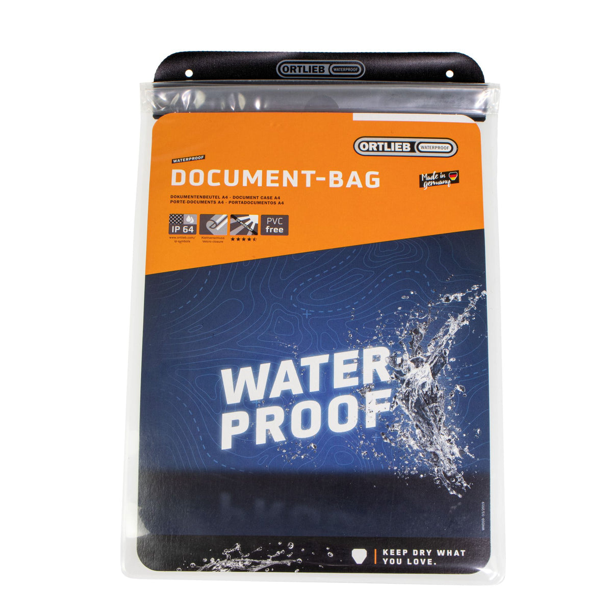 ORTLIEB ACCESSORY PROTECTION DOCUMENT BAGTRANSPARENT A4 30X22CM