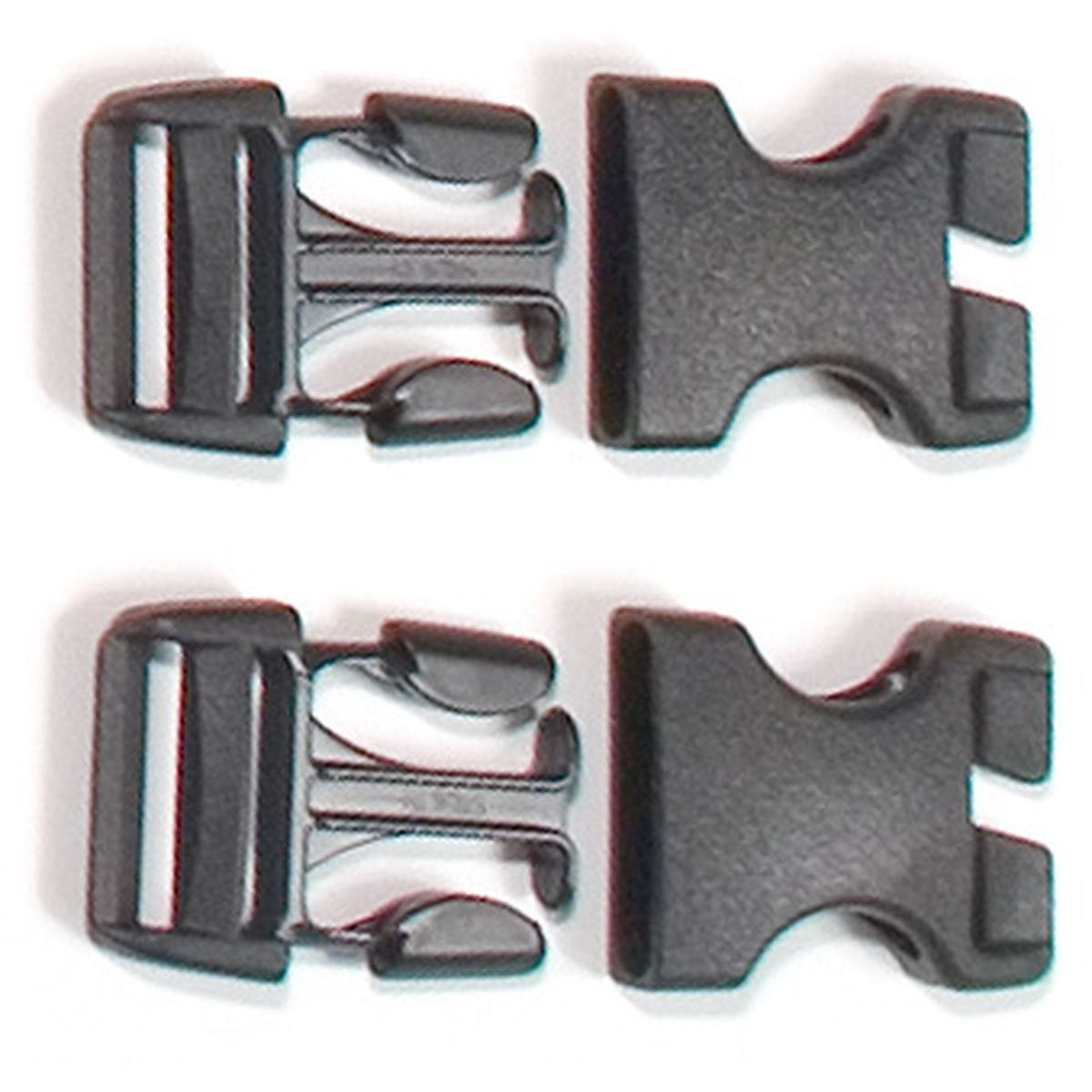 ORTLIEB PART BUCKLE STEALTH MALE/FEMALE 25MM RACK PACKS 2PCS