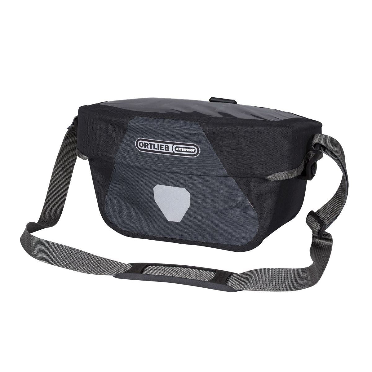 ORTLIEB HANDLEBAR BAG ULTIMATE6 S PLUS WO.ADAPTER GRANITE/BLACK 5L