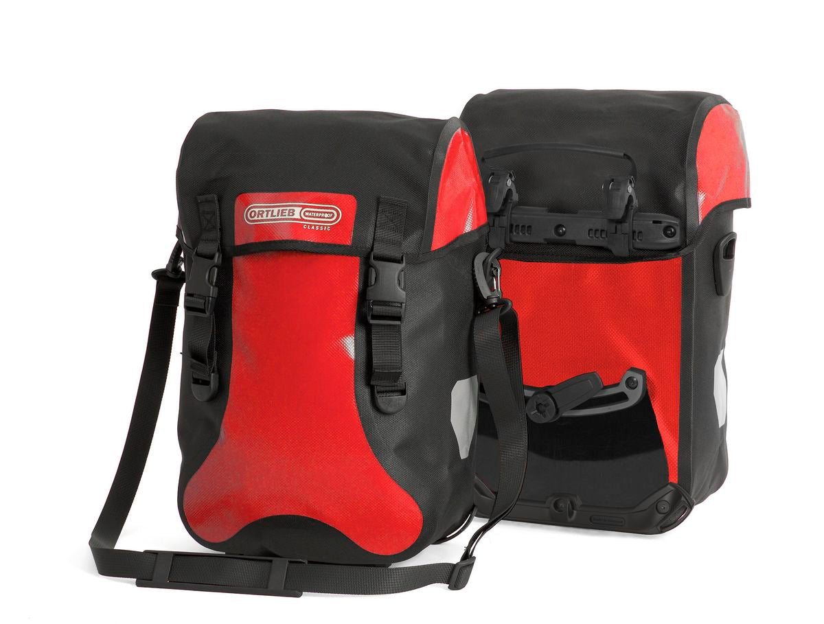 ORTLIEB PANNIER TOURING SPORT PACKER CLASSIC QL2.1 RED/BLACK 30L