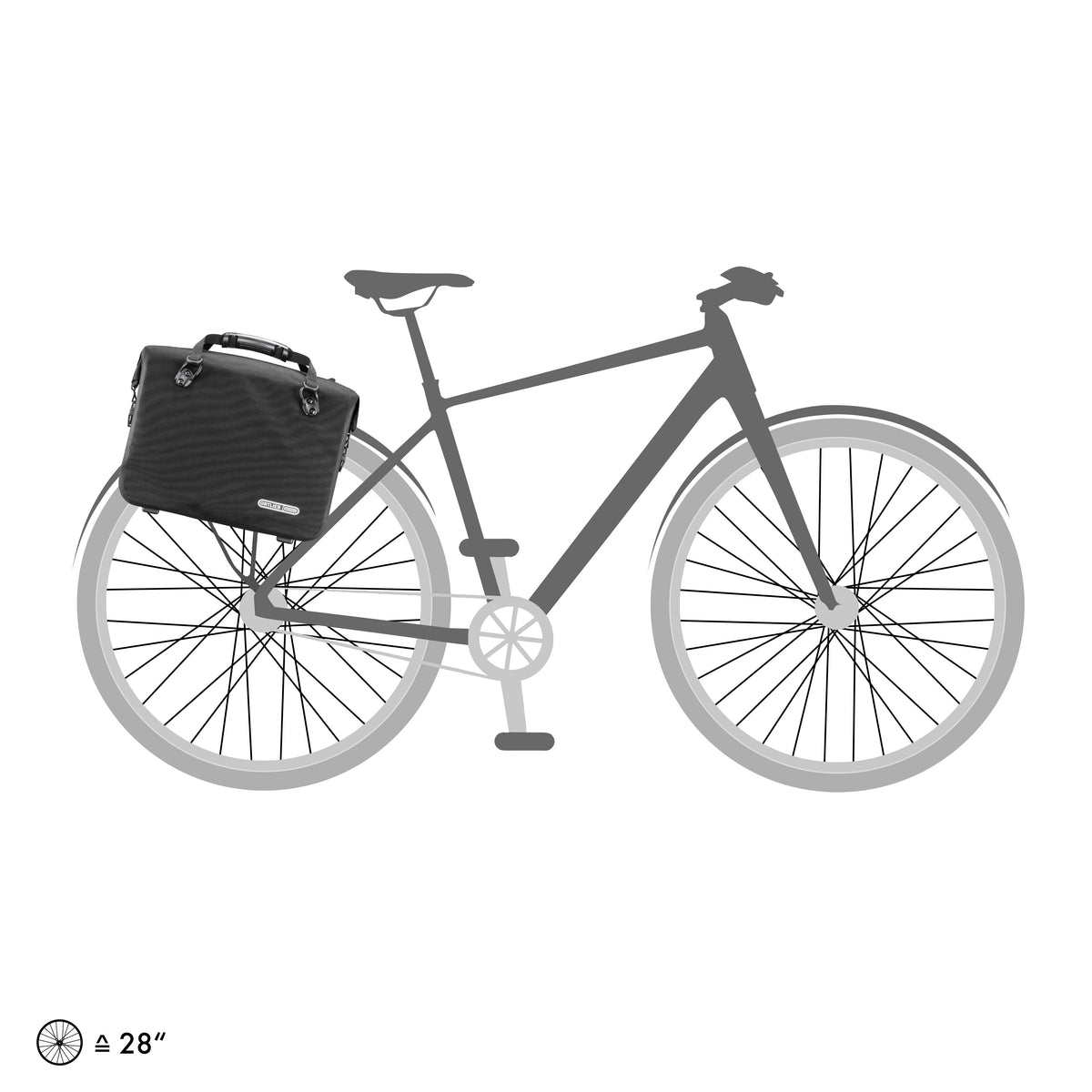 ORTLIEB PANNIER OFFICE-BAG QL3.1 BLACK 21L