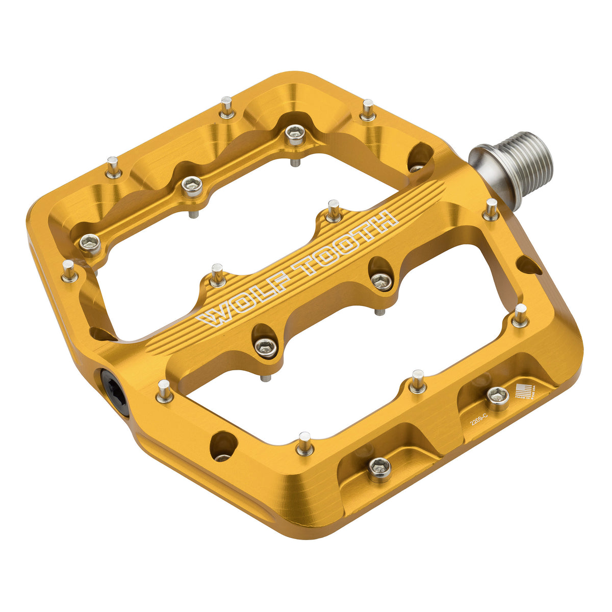 WOLF TOOTH WAVEFORM PEDAL LARGE GOLD