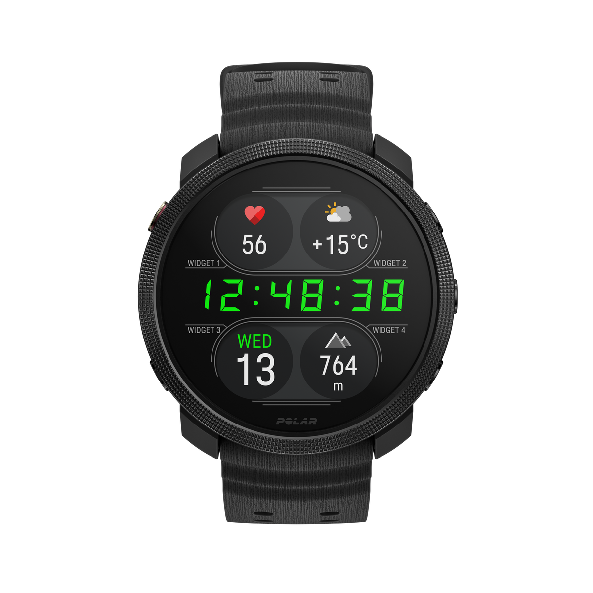 POLAR VANTAGE M3 BLK/BLK S-L