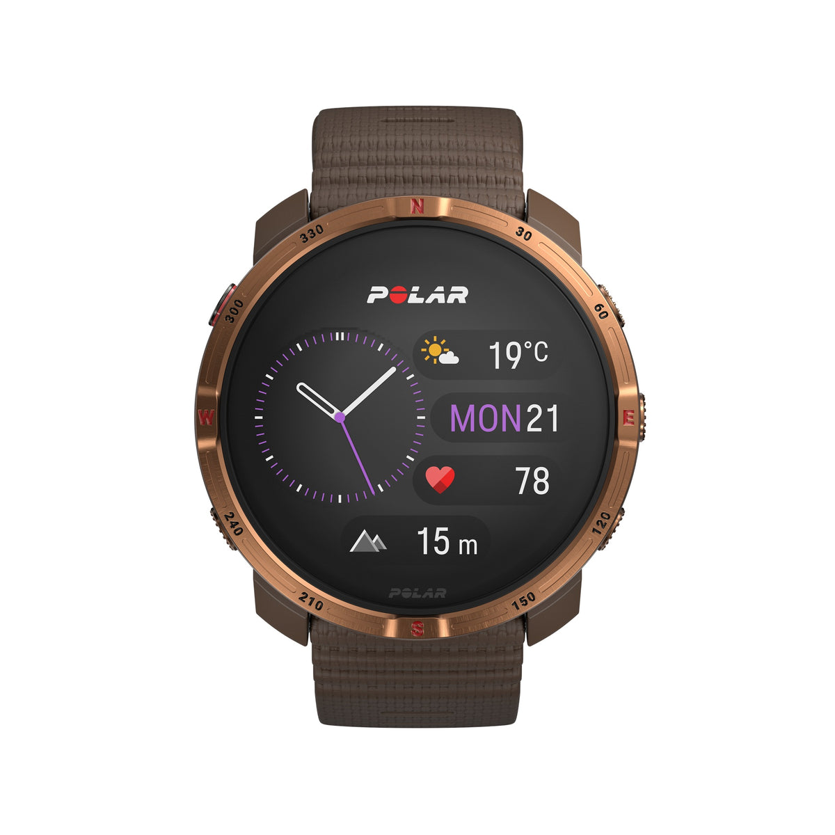 POLAR GRIT X2 BRN S-L