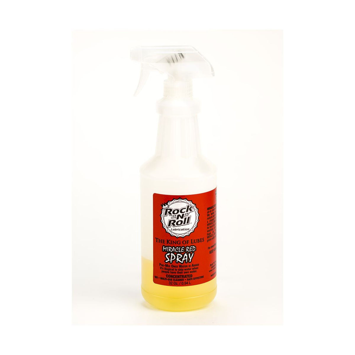 Rock N Roll Bike Wash Miracle Red Spray Bottle