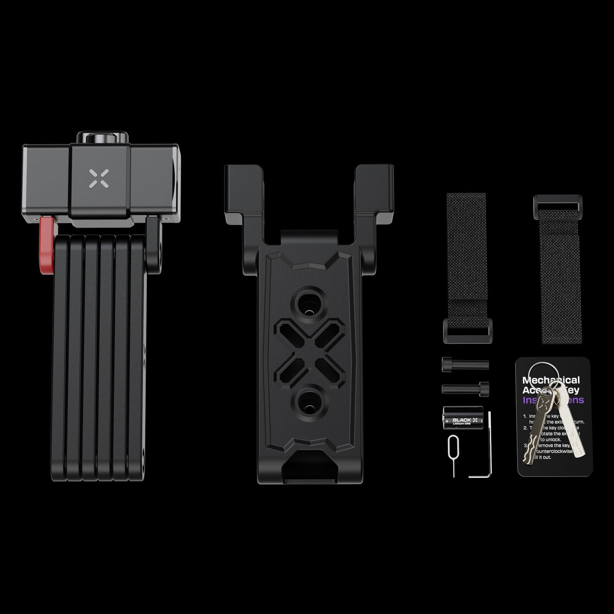 BLACK X TITAN SMART FOLDING LOCK 79CM