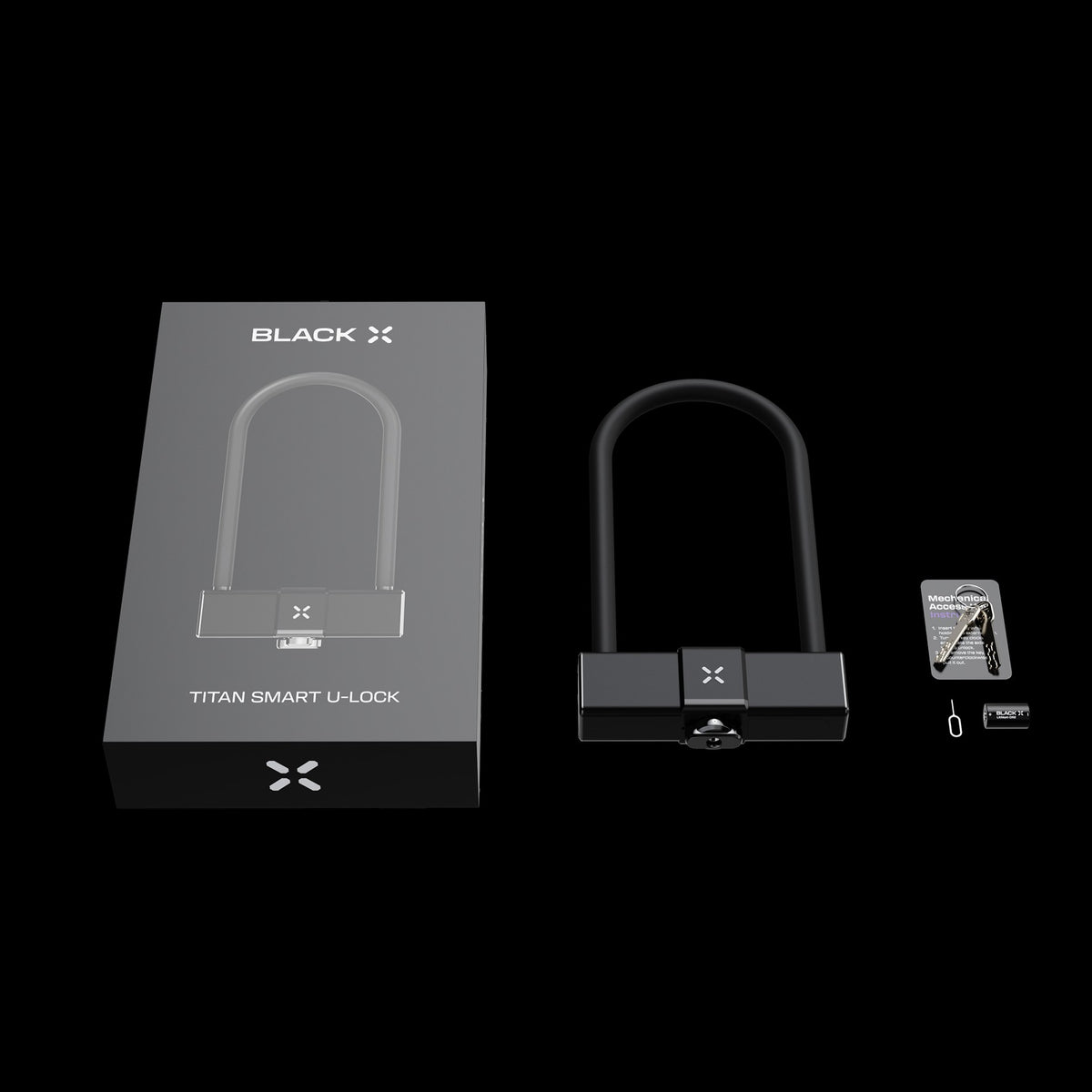 BLACK X TITAN SMART U-LOCK LS