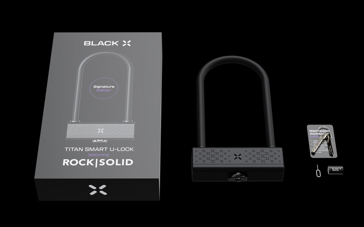 BLACK X TITAN ROCKSOLID SMART U-LOCK STD
