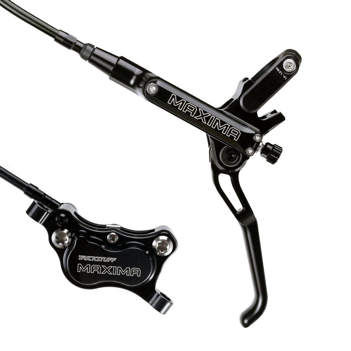 MAXIMA BLACK KEVLAR 4 PISTON POST MOUNT