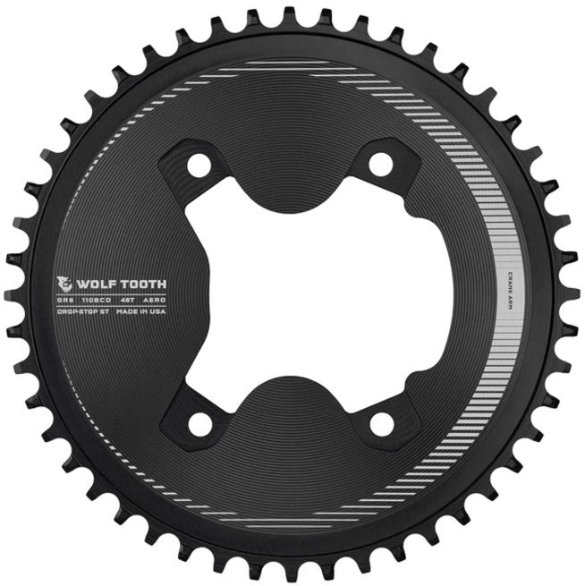 110BCD ASYM 4BOLT AERO CR GRX CRNK DRPSTP ST 48T