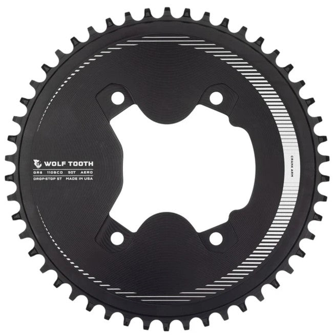 110BCD ASYM 4BOLT AERO CR GRX CRNK DRPSTP ST 50T