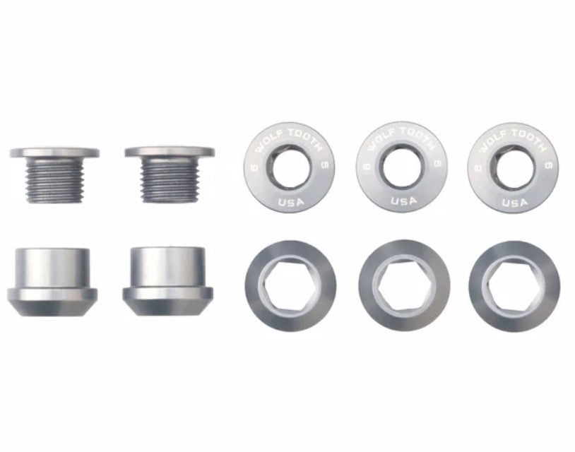 5 BOULONS POUR 1X - 5 PCS. RAW SILVER 6MM