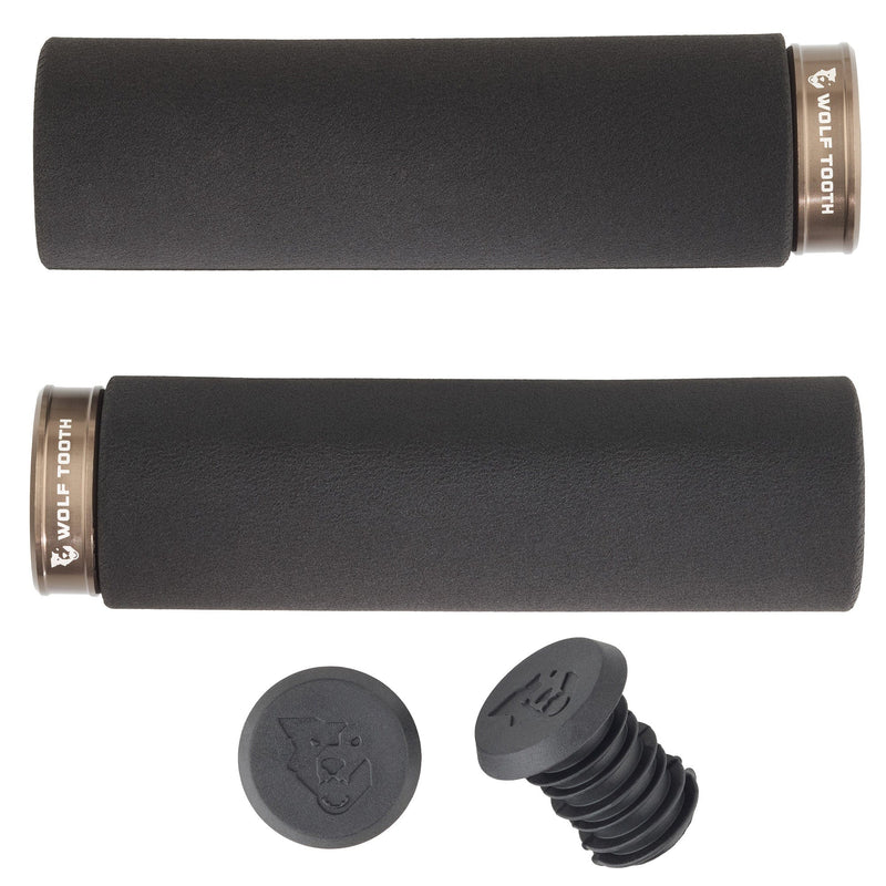 LOCK-ON FAT PAW GRIP BLACK WITH ESPRESSO COLLAR
