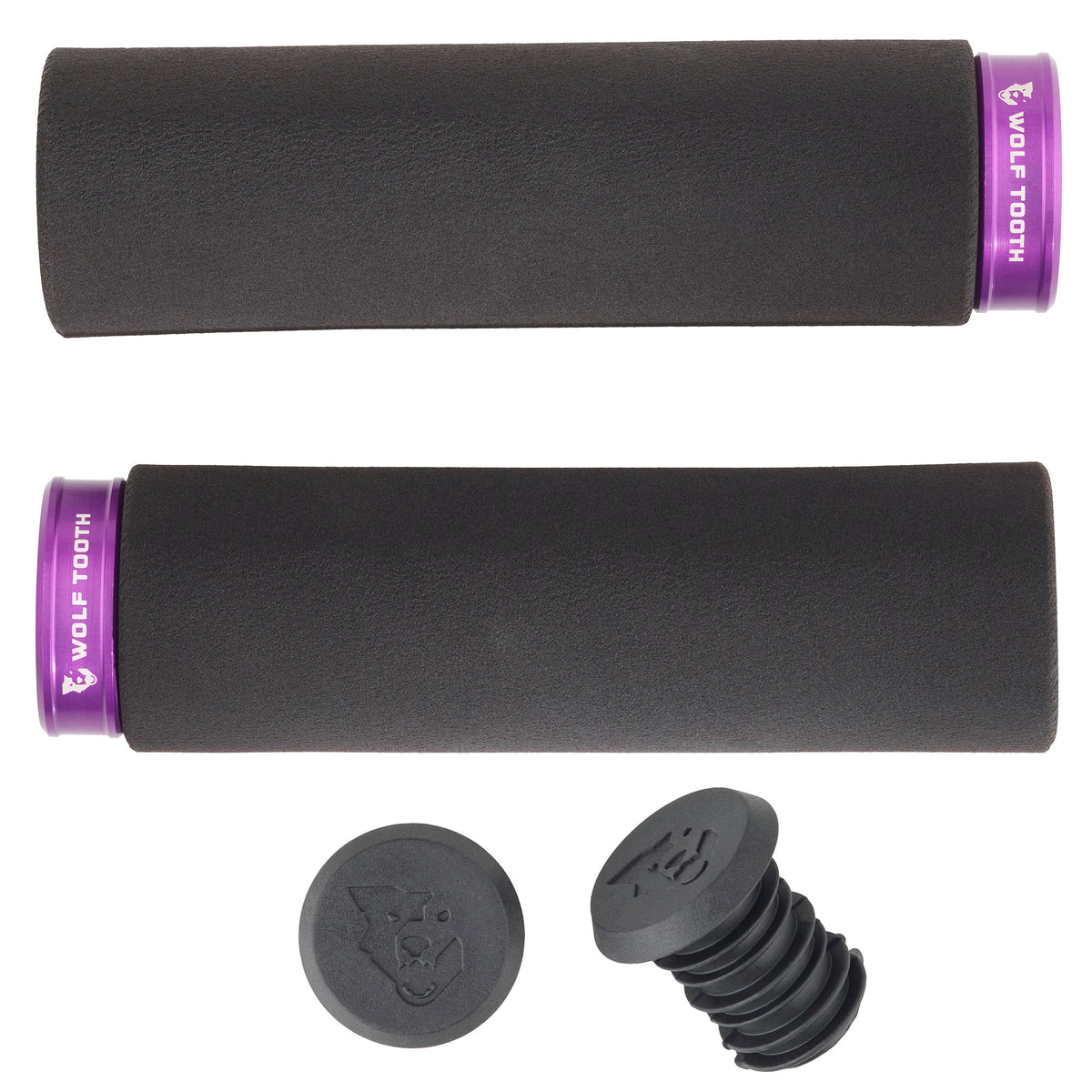 LOCK-ON FAT PAW GRIP BLACK ULTRAVIOLET COLLAR