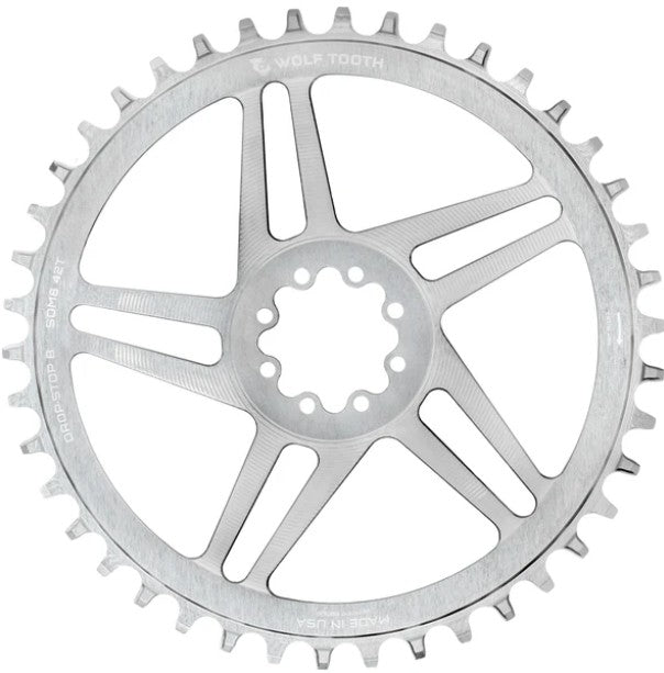 DM CR SRAM 8-BOLT 42T RAW SILVER
