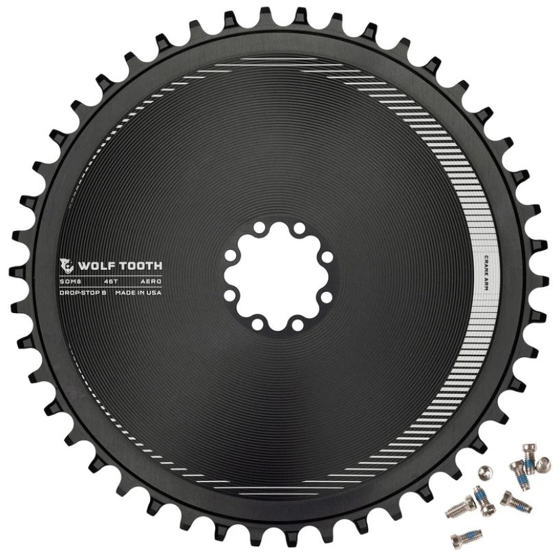 DM AERO CHAINRING FOR SRAM 8-BOLT 46T