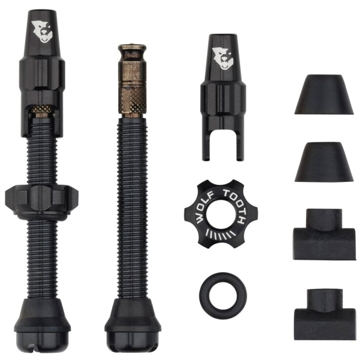 TUBELESS VALVE STEM KIT CLIK 44MM BLACK
