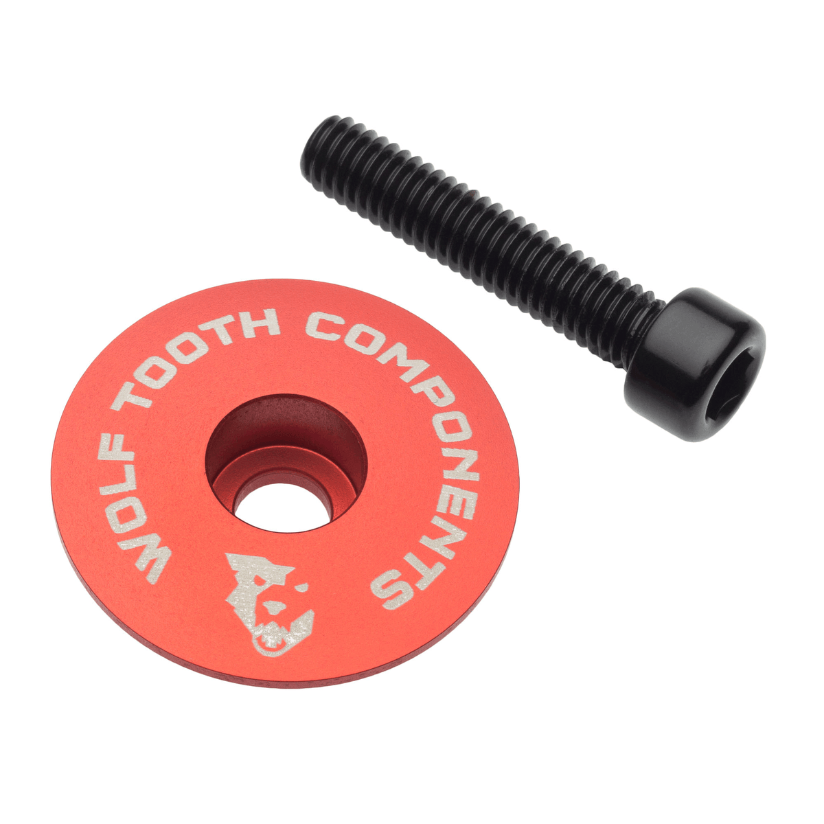 WOLF TOOTH ULTRALIGHT STEM CAP RED