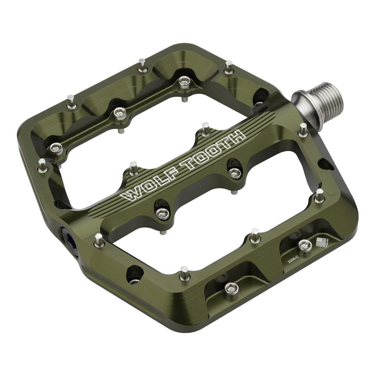 WOLF TOOTH WAVEFORM PEDAL LARGE OLIVE