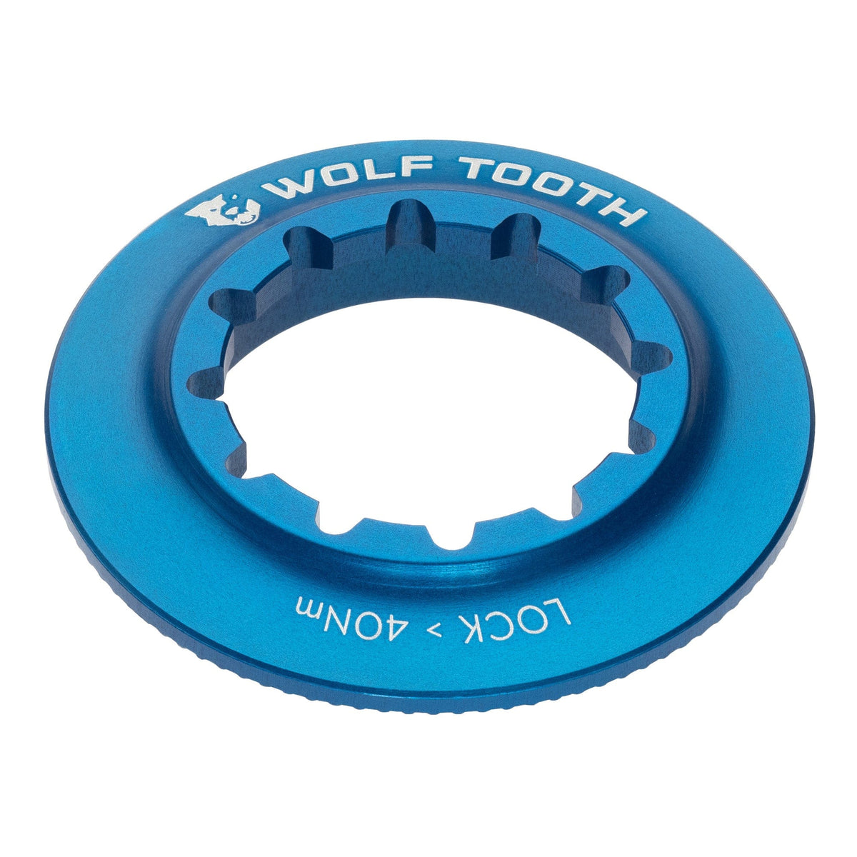 CENTERLOCK ROTOR LOCKRING - INTERNAL SPLINE BLUE