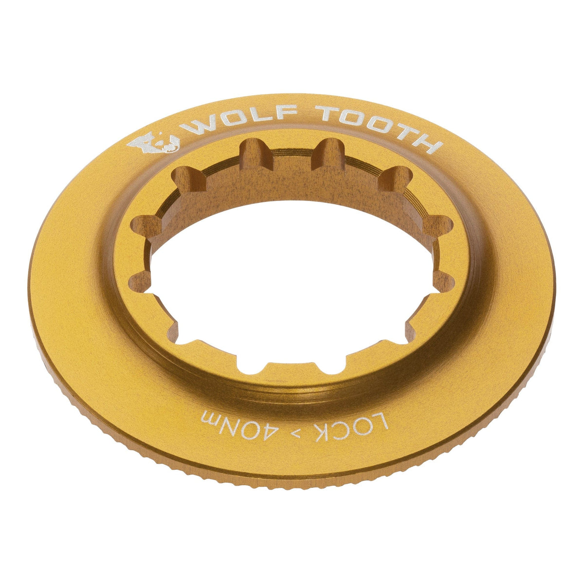 CENTERLOCK ROTOR LOCKRING - INTERNAL SPLINE GOLD