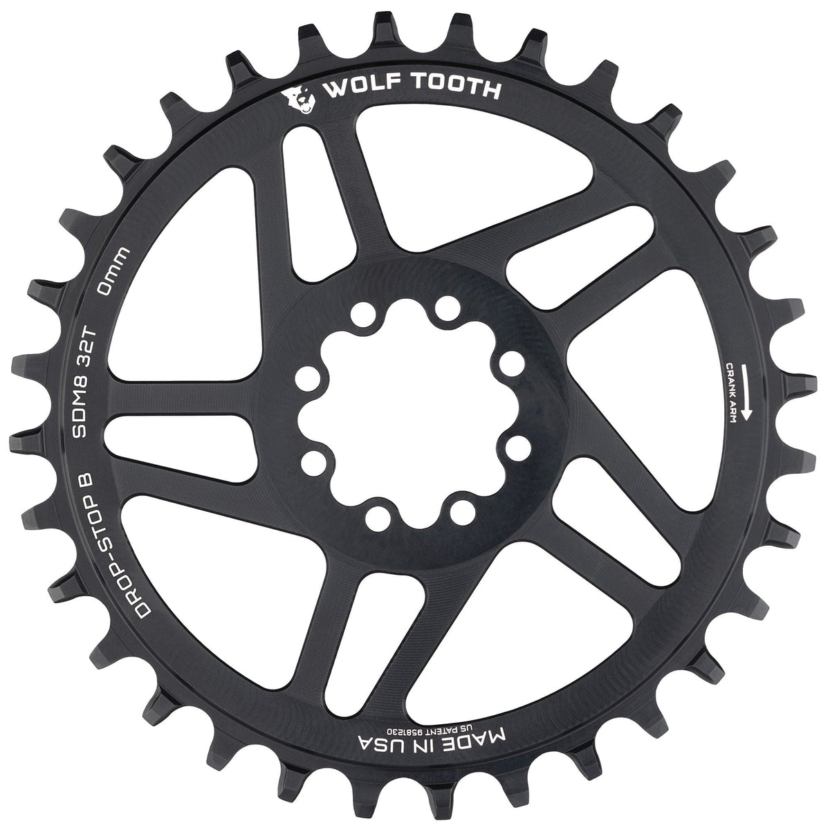 DM CR FOR SRAM 8-BOLT 32T 0MM OFFSET