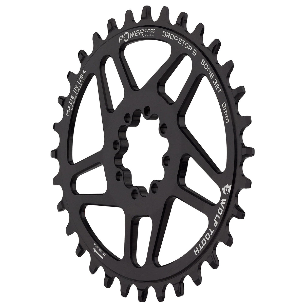 DM OVAL CHAINRING FOR SRAM 8-BOLT 32T 0MM OFFSET