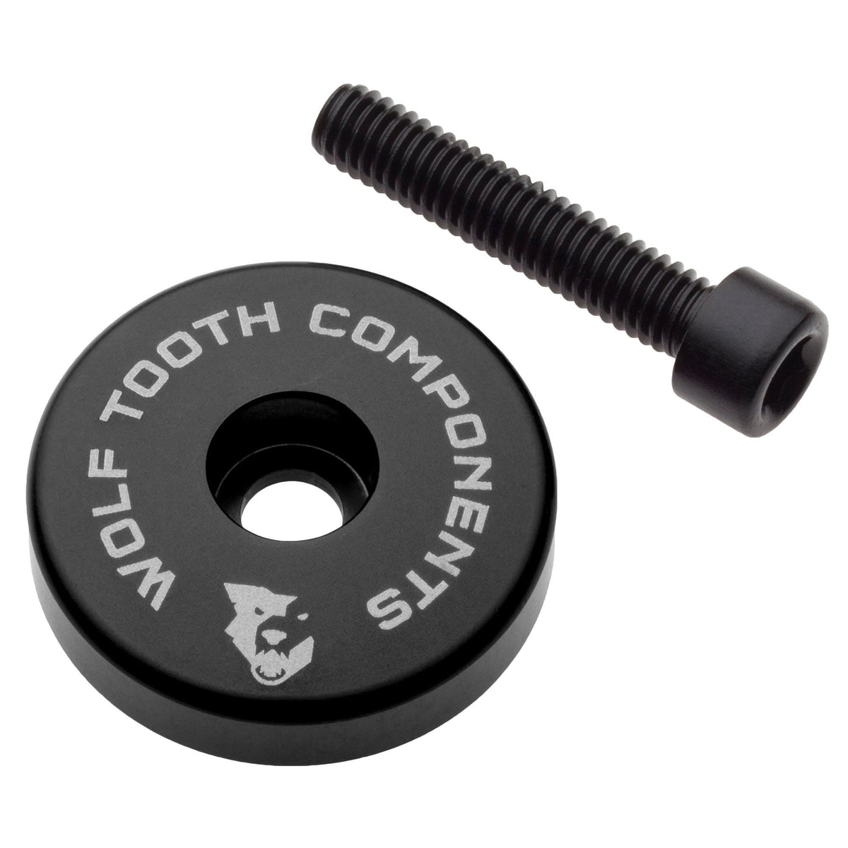 ULTRALIGHT STEM CAP W INTEGRATED 5MM SPACER BLK