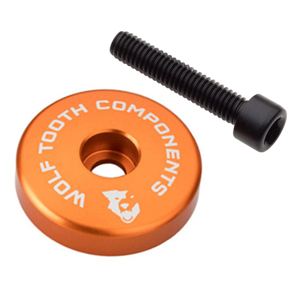 ORANGE STEM CAP WITH 5MM SPACER