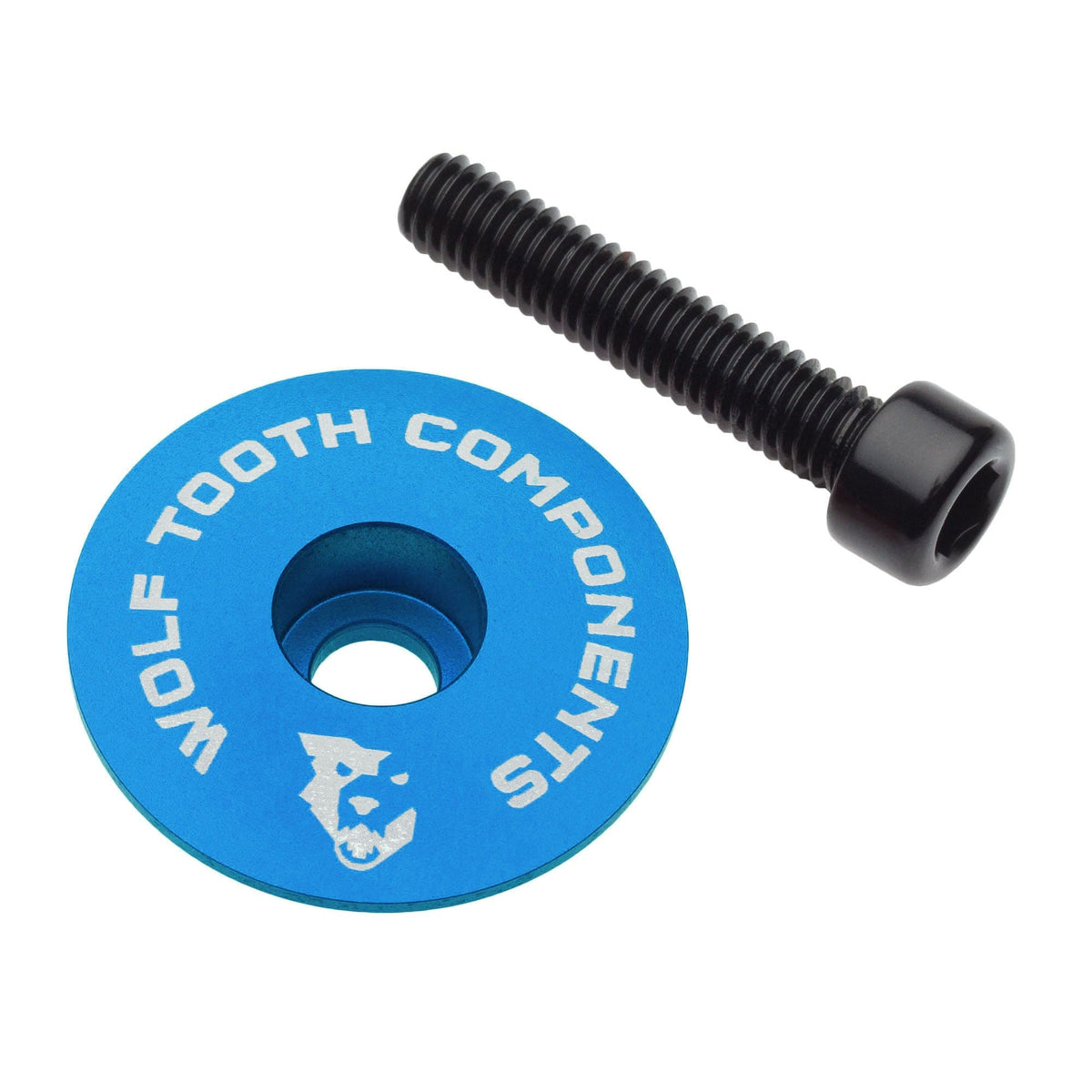 BLUE ULRALIGHT STEM CAP FLAT